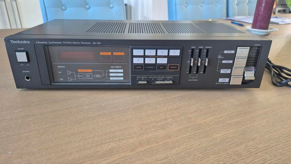 Vintage Technics Versterker SA-150 - Topstaat!, Audio, Tv en Foto, Versterkers en Receivers, Gebruikt, Ophalen, Overige merken