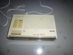 Vintage wekkerradio Philips D3150, Witgoed en Apparatuur, Wekkers, Ophalen of Verzenden, Zo goed als nieuw, Digitaal