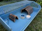 Cavia/konijnenhok, knaagdierkooi met toebehoren, Dieren en Toebehoren, Gebruikt, Cavia, Hok, 75 tot 110 cm