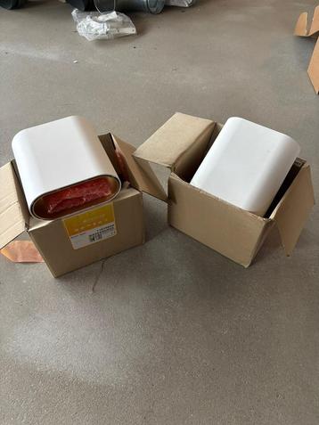 2x Modular Lighting Duell Wall wandlamp – wit/champagne beschikbaar voor biedingen