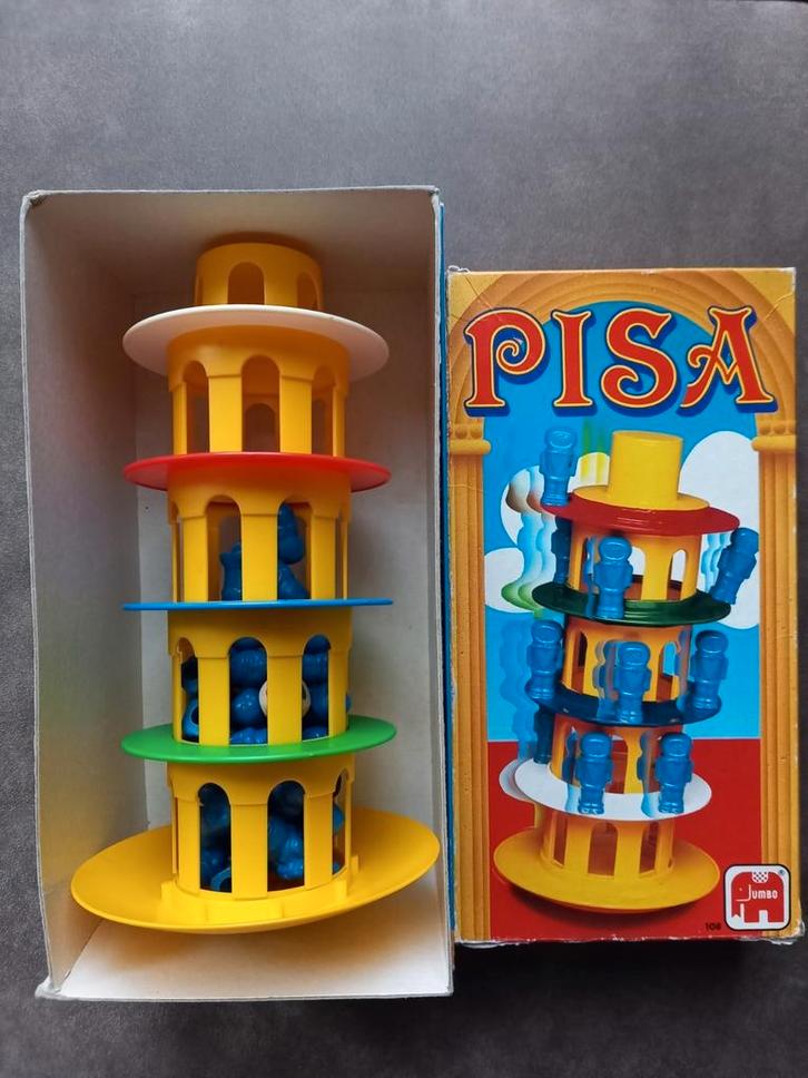 Leuk spel:  Toren van Pisa  (1985), Verzamelen, Speelgoed, Gebruikt, Ophalen of Verzenden