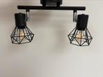 2x2 plafond lampen set + Spiegeltjes, Ophalen of Verzenden, Zo goed als nieuw