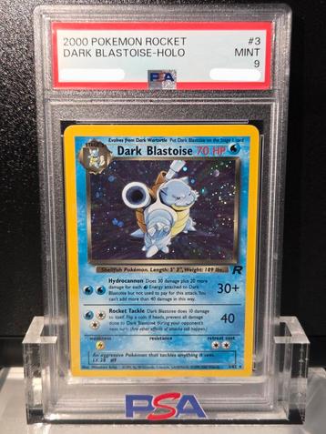 PSA 9 - Dark Blastoise #3 SWIRL  (2000 Pokemon Rocket) beschikbaar voor biedingen