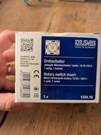 JUNG Draaischakelaar 1234.10 - nieuw in de doos, Doe-het-zelf en Verbouw, Elektra en Kabels, Ophalen of Verzenden, Nieuw, Schakelaar