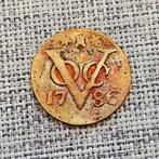 Mooie oude munt VOC duit Zeeland 1786, Ophalen of Verzenden, Vóór koninkrijk, Overige waardes, Losse munt