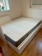 IKEA Hovag pocketveringmatras middelhard 140x200cm, Ophalen, Gebruikt, Tweepersoons, 140 cm