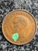 Bronzen One Penny 1940 Great Brittain, King George VI, Verzenden, Overige landen, Losse munt