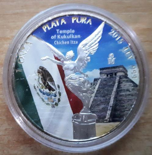 Mexico, Libertad 2015 - 1 Oz. puur zilver, Postzegels en Munten, Munten | Amerika, Losse munt, Midden-Amerika, Zilver, Ophalen of Verzenden