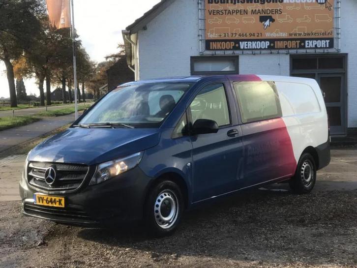 Mercedes-Benz Vito 114 CDI Euro 5 Extra Lang Dubbel Cabine, Auto's, Bestelauto's, Bedrijf, Te koop, ABS, Achteruitrijcamera, Airconditioning