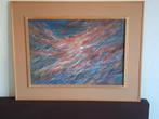 Aat A. van Dijk, schilderij gemengde techniek, Antiek en Kunst, Kunst | Schilderijen | Abstract, Ophalen