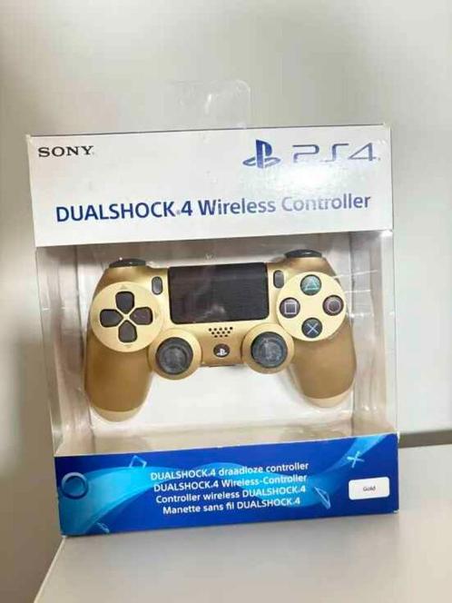 Dualshock 4 Gold Controller (PS4), Spelcomputers en Games, Spelcomputers | Sony PlayStation Consoles | Accessoires, Refurbished