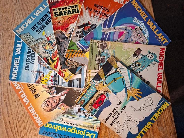 Michel Vaillant stapel 9x Jean Graton ook los te koop, ruil, Boeken, Stripboeken, Gelezen, Meerdere stripboeken, Ophalen of Verzenden