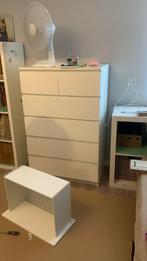 IKEA Malm Ladekast Wit, Huis en Inrichting, Kasten | Ladekasten, Ophalen, Overige materialen, Gebruikt, 5 laden of meer
