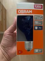 Blauw led lamp nieuw osram, Ophalen of Verzenden, Zo goed als nieuw, E27 (groot), Led-lamp
