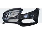 Bumper Mercedes C klasse W205 14-18 A2058850125 Voorbumper M, Gebruikt, Voor, 6 maanden garantie, Ophalen of Verzenden