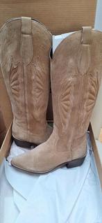 Nieuw!! Suède cowboy laarzen maat 39, Hoge laarzen, Poelman, Bruin, Nieuw
