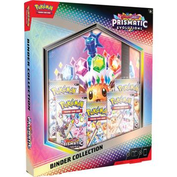 Scarlet & Violet Prismatic Evolutions Binder Collection beschikbaar voor biedingen