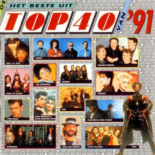 CD-sale VARIOUS - Het Beste Uit De Top 40 Van '91 Cd1+2, Cd's en Dvd's, Cd's | Pop, Gebruikt, 1980 tot 2000, Verzenden