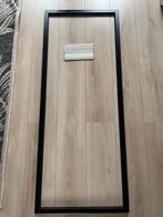 IKEA BJÖRKSTA lijst zwart, 140x56 cm, Ophalen of Verzenden, Zo goed als nieuw, Rechthoekig, 100 tot 150 cm
