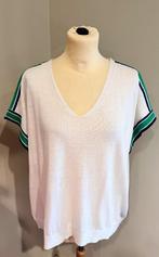 Mooi linnen shirt van MARCCAIN (7=46), Wit, Maat 46/48 (XL) of groter, Zo goed als nieuw, Dc
