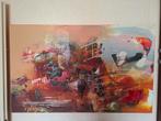 William Malucu schilderij, Antiek en Kunst, Kunst | Schilderijen | Abstract, Ophalen
