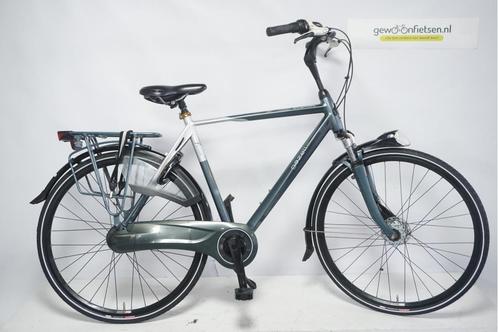 Refurbished Gazelle Eclipse C8 Blauw 57cm - Herenfiets, Fietsen en Brommers, Fietsen | Heren | Herenfietsen, Zo goed als nieuw