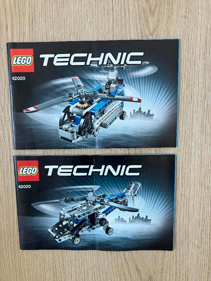 Lego Technic Helikopter met dubbele rotor 42020 COMPLEET, Kinderen en Baby's, Speelgoed | Duplo en Lego, Zo goed als nieuw, Lego