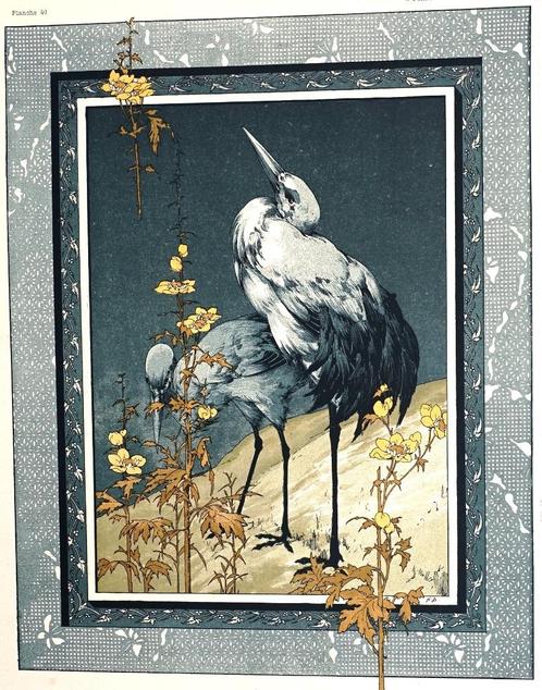 [Art Nouveau portfolio] Fantaisies Decoratives 1886, Antiek en Kunst, Kunst | Litho's en Zeefdrukken, Ophalen of Verzenden