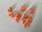 Lego steen aangepast 1x2x1 1/3 gebogen bovenkant oranje, Ophalen of Verzenden, Gebruikt, Losse stenen, Lego