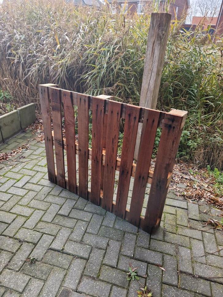 Houten Pallet - Hergebruik of DIY!, Tuin en Terras, Palen, Balken en Planken, Gebruikt, Overige typen, Minder dan 180 cm, Hardhout