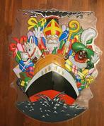 Plastic 3D Sinterklaas poster, Ophalen, Gebruikt
