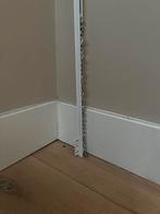 Gordijnrails 2,35m + 30 haken & plafondplaten, Huis en Inrichting, Ophalen, Gebruikt, Wit, 200 cm of meer