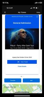 Pitbull ticket, Tickets en Kaartjes, Twee personen