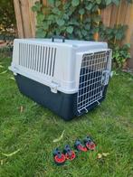 Ferplast Atlas40 transportbox bench (incl wielenset!), Dieren en Toebehoren, Ophalen, Zo goed als nieuw