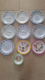 Leuke Borden Collectie - Blue Band, Borden, Kinder, Huis en Inrichting, Keuken | Servies, Ophalen of Verzenden, Gebruikt, Overige stijlen