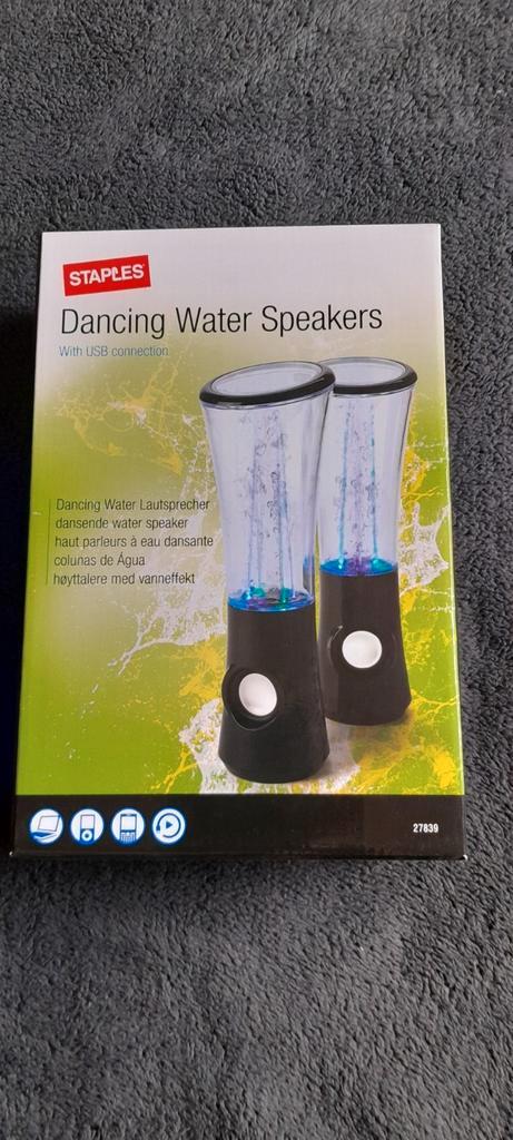 Dansende Water Speakers op muziek., Computers en Software, Pc speakers, Zo goed als nieuw, Ophalen of Verzenden