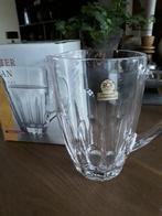 Kristallen waterkan nieuw, Ophalen of Verzenden