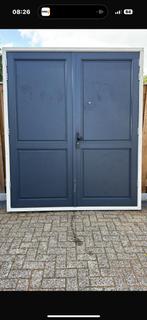 GARAGEDEURKOZJJN MET DIKKE DEUREN 55mm, Deurkozijn, 225 cm of meer, Ophalen of Verzenden, Zo goed als nieuw