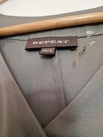 Repeat zijden jurk/ Tuniek, Kleding | Dames, Blouses en Tunieken, Verzenden, Nieuw, Groen, Maat 38/40 (M)