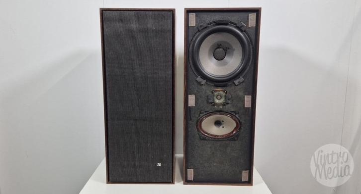 Bang & Olufsen Beovox 2400 Luidsprekers | Speakers | Vintage, Audio, Tv en Foto, Luidsprekers, Gebruikt, Front, Rear of Stereo speakers