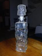 Vintage Glazen Karaf met Stop, Antiek en Kunst, Antiek | Glas en Kristal, Ophalen of Verzenden