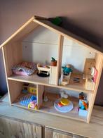 IKEA poppenhuis incl meubels en poppetjes, Kinderen en Baby's, Speelgoed | Poppenhuizen, Poppenhuis, Ophalen of Verzenden, Zo goed als nieuw