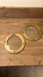 2 stuks messing patrijspoorten Rhigo, Ophalen of Verzenden, Zo goed als nieuw, Motor en Techniek, Zeilboot of Motorboot