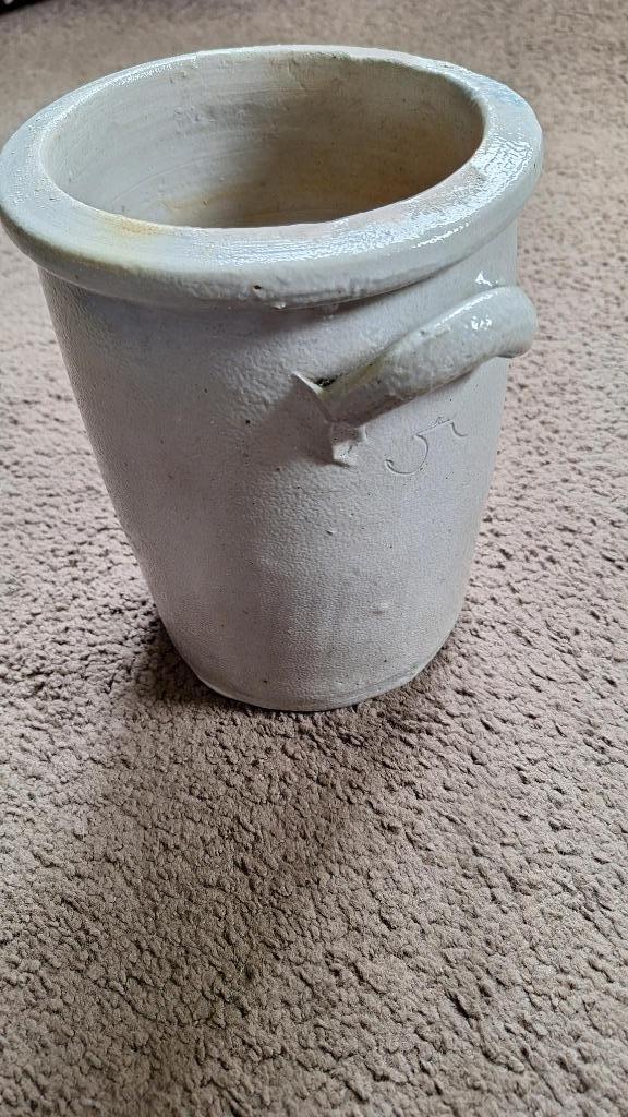 Keulse ? (bloem) pot, Tuin en Terras, Bloempotten, Zo goed als nieuw, Aardewerk, Binnen, Minder dan 40 cm, Minder dan 25 cm, Rond