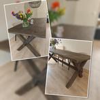 Eettafel Ibiza Style - Sfeervol & Uniek!, Huis en Inrichting, Tafels | Eettafels, Ophalen of Verzenden, Rechthoekig, 200 cm of meer