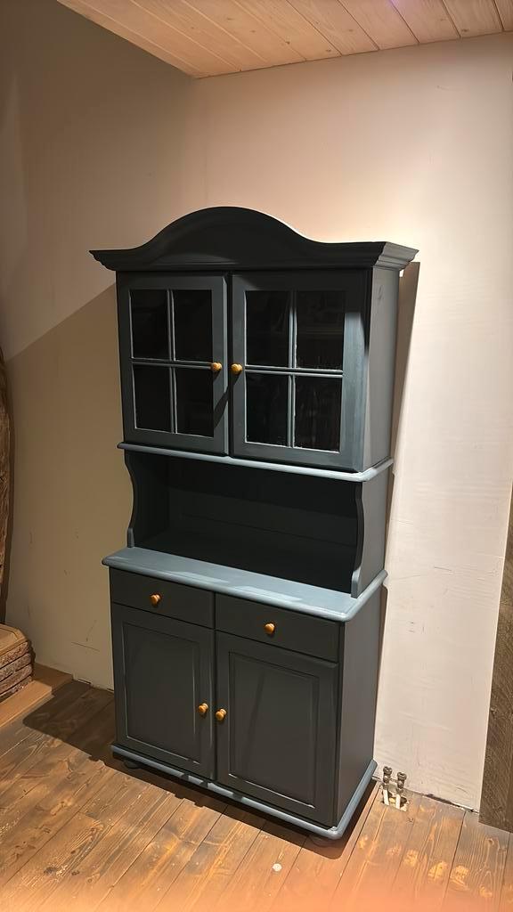 Buffetkast, kleur mat oud blauw, Huis en Inrichting, Kasten | Buffetkasten, Zo goed als nieuw, 200 cm of meer, 25 tot 50 cm, Ophalen of Verzenden