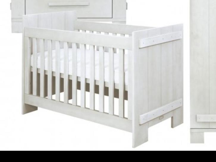 Bopita Ledikant - white wash, Kinderen en Baby's, Babywiegjes en Ledikanten, Gebruikt, Ledikant, Ophalen