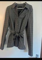 Grijs geruiten pak van Nikkie broek en jasje, Ophalen of Verzenden, Zo goed als nieuw, Maat 42/44 (L), Grijs