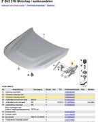 OEM BMW G42 G87 G20 G80 G28 G21 G22 #41008494432 scharnier, Rechts, Nieuw, Ophalen of Verzenden, BMW