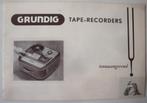 Grundig Tape-Recorder toonaangevend folder van 20 blz. z.j., Folder, Grundig Nederland, Ophalen of Verzenden, Zo goed als nieuw